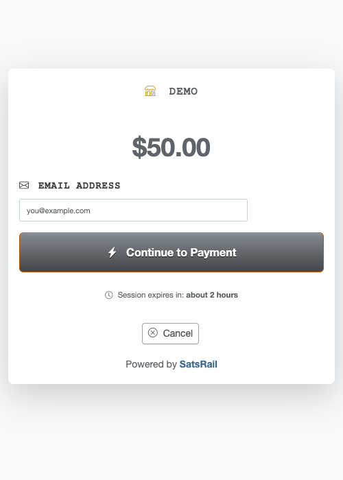 Embedded - Collect customer info